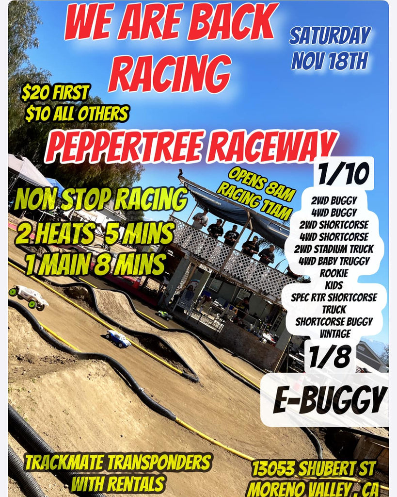 Peppertree Club Race 11-18-2023
