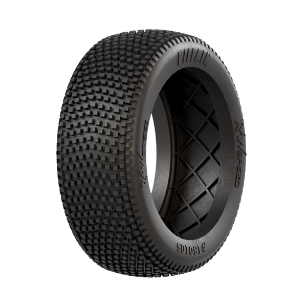 Raw Speed Villain - 1/8 Buggy Tires with Inserts (1 pr)