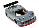 GTF, 1/10 USGT RACE BODY, CLEAR LEXAN W/ WING