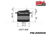 PM-2806W New HV Digital Waterproof Servo With Full Aluminum Case