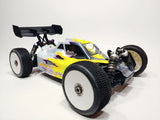 A2.1 Tactic body (clear) w/ front scoop for Mugen MBX8 nitro buggy  BACKORDER ONLY 7-14 days to ship