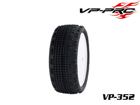 VP-Pro Hybrid 2.2 1/10 4wd Front Buggy Carpet Tires w/inserts (2)